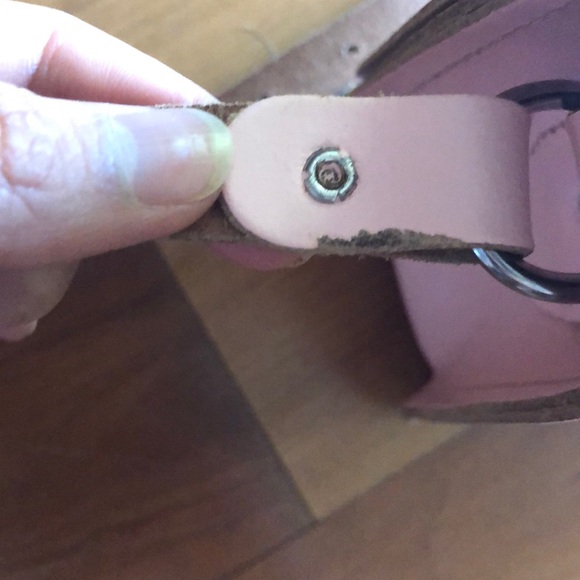 🇬🇧The Leather Satchel Co. Pixie Bag in Pink Lace - Picture 8 of 8